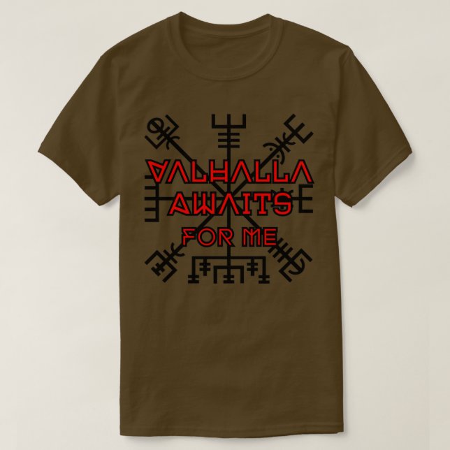 Vallhala Awaits T-Shirt (Design Front)