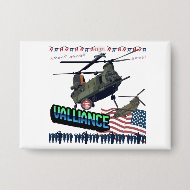 Valliance white  button (Front)