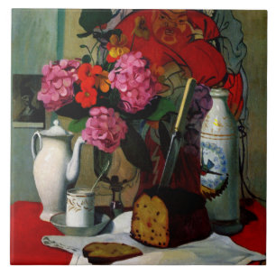Vallotton - Still Life in a Chinese Painting  Ceramic Tile