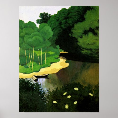 Vallotton _ The Dordogne with Carrenac Poster