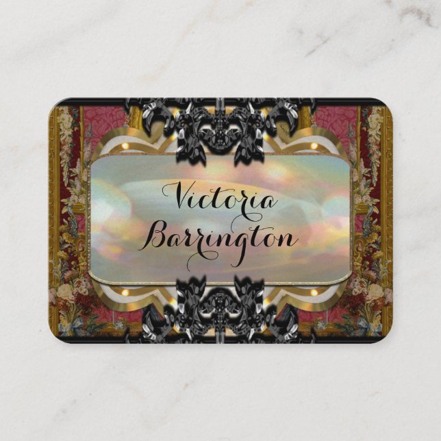 Valmante French Elegant Pearl Professional   Business Card (Front)