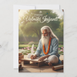 Valmiki jayanti celebration invitation