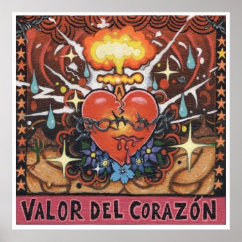 'valor Del Corazon' Art Print - (pop Surreal Art) by heulun at Zazzle