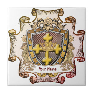 Valor   Family Crest Surname tile