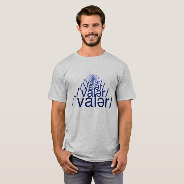 Valor Phonetic T-Shirt Men (Front Full)