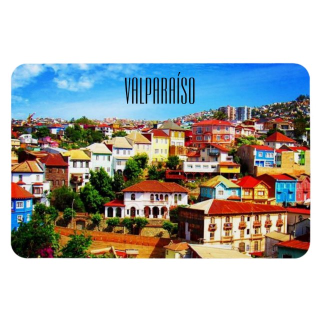 valparaíso chile magnet (Horizontal)