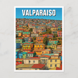 Valparaiso Chile Postcard