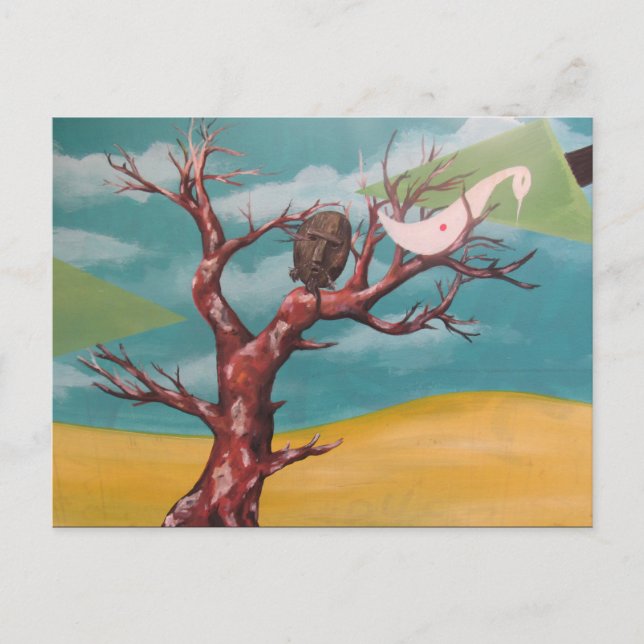 valparaíso surreal tree postcard (Front)