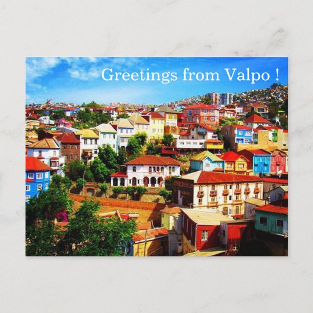 valpo chile postcard (Front)