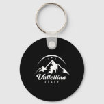 Valtellina Italy Ski Resort Skiing Snowboarding So Keychain