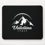 Valtellina Italy Ski Resort Skiing Snowboarding So Mouse Pad