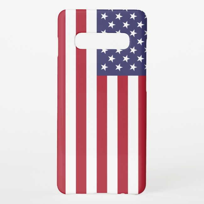 Value American Flag Samsung Galaxy S10+ Case