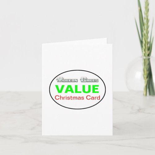 Value Christmas Card