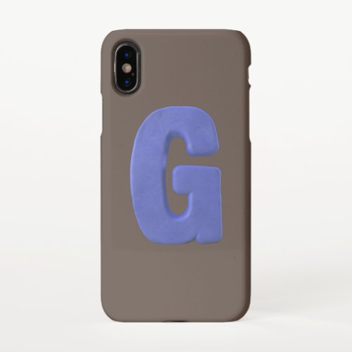 Value Custom Monogram Initial G Case