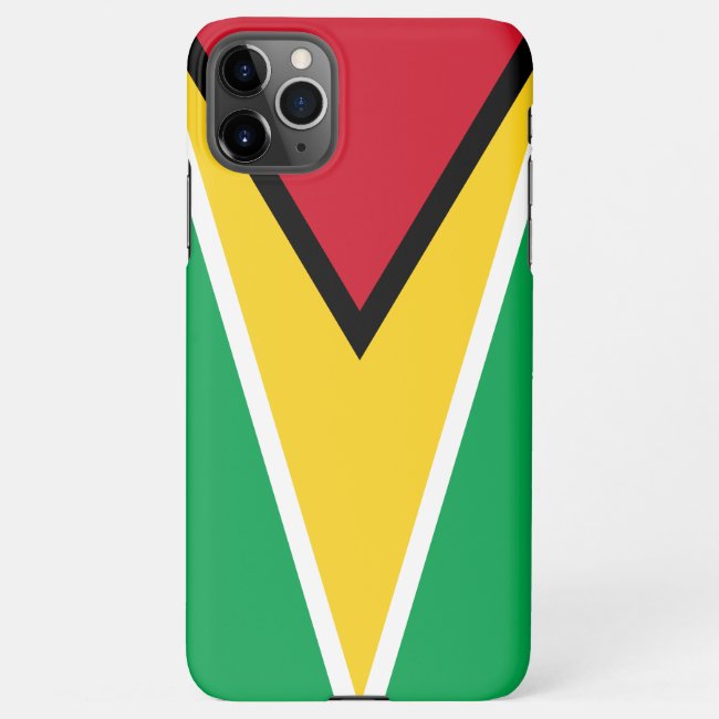 Value Guyana Flag iPhone 11Pro Max Case
