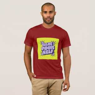Value Yourself   Luxury Motivation T-Shirt   Minim