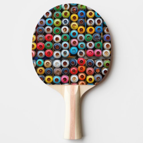 Valve cups ping pong paddle
