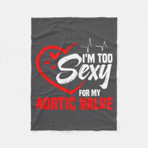 Valve Replacement Heart Surgery Aortic Valve Repai Fleece Blanket