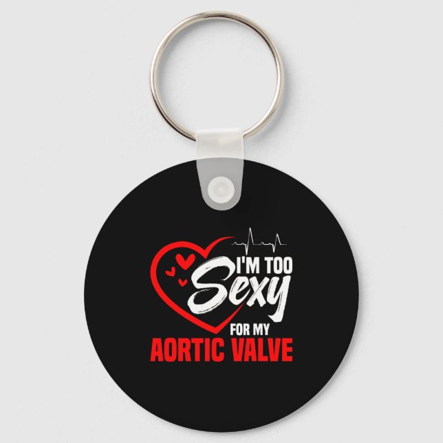 Valve Replacement Heart Surgery Aortic Valve Repai Keychain (Front)