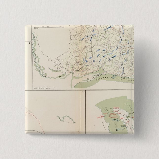 Valverde, Shiloh, Ft Craig, Roanoke Island Button (Front)