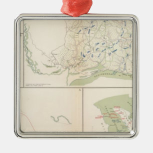 Valverde, Shiloh, Ft Craig, Roanoke Island Metal Ornament