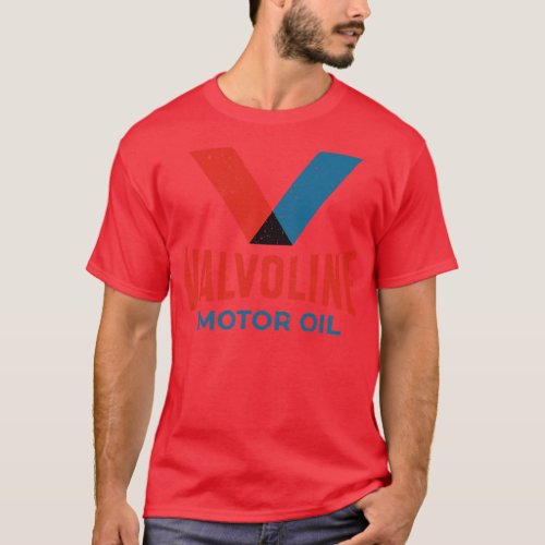 Valvoline Motor Oil Vintage Garage Sign T_Shirt