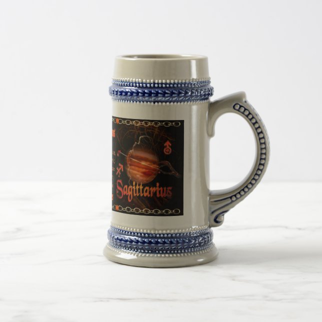 Valxart Scorpio Sagittarius zodiac Cusp Beer Stein (Right)