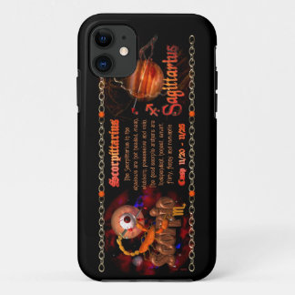 Valxart Scorpio Sagittarius zodiac Cusp iPhone 11 Case
