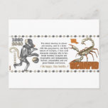 Valxart Zodiac Scorpio Metal Monkey 1980 1920 Postcard at Zazzle
