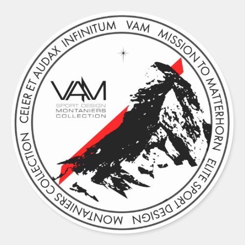 VAM Matterhorn Montaniers Zermatt Sticker