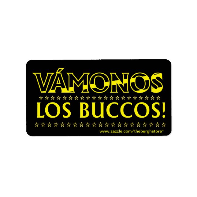 Vamonos Los Buccos Stickers (Front)