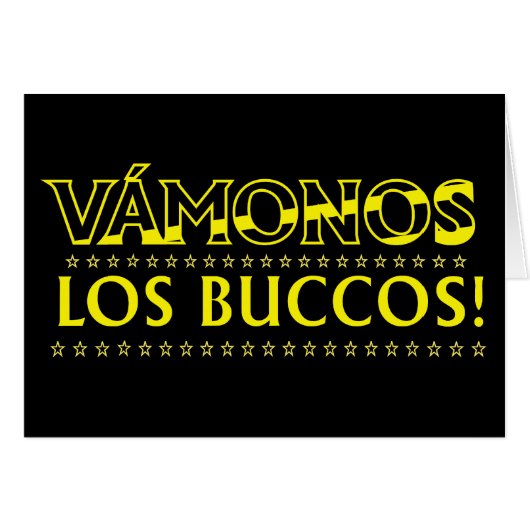 VÁMONOS LOS BUCCOS! Tarjeta Cards (Front Horizontal)