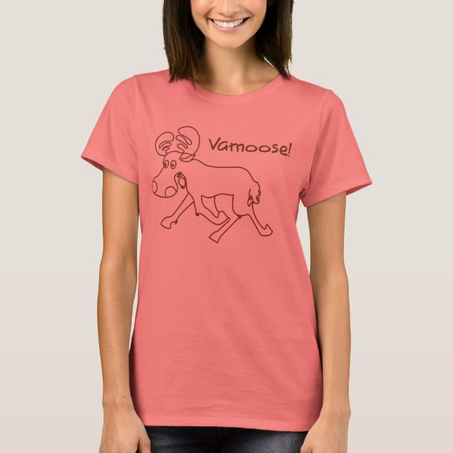 vamoose brown T-Shirt (Front)