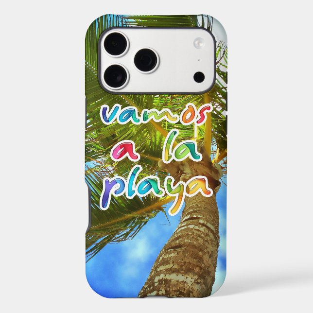 vamos a la playa Case-Mate iPhone case (Back)