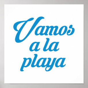 Vamos a la playa poster