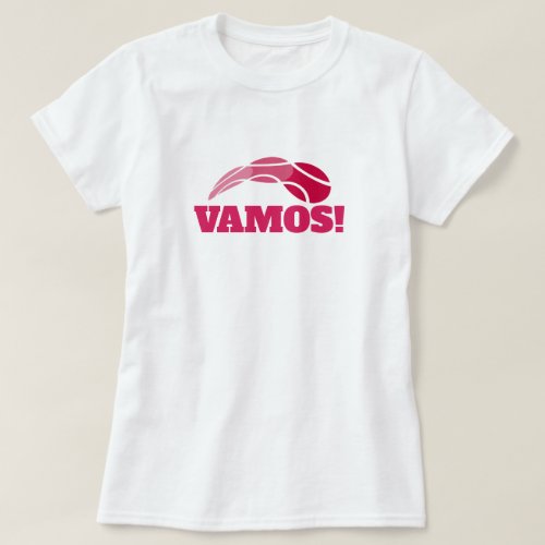 Vamos Cute tennis t shirt for women and girls