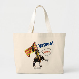VAMOS!España! Large Tote Bag