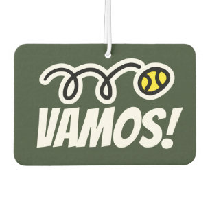 Vamos! Funny yellow tennis ball car air freshener
