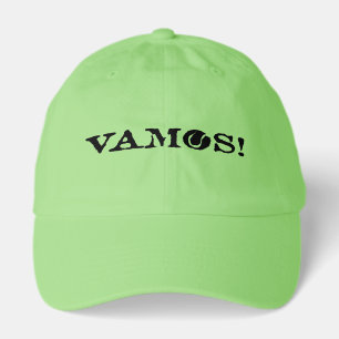 Vamos! Neon green tennis hat