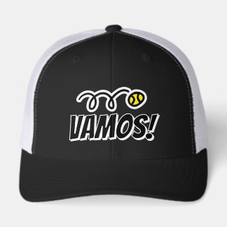Vamos! sporty tennis cap for quirky ball logo