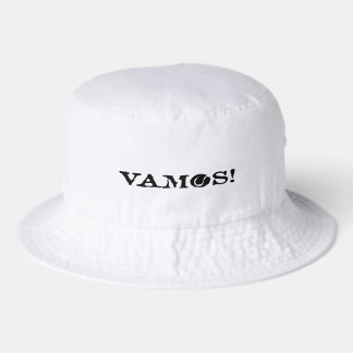 Vamos! white bucket hat for tennis player