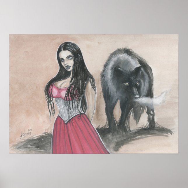 Vamp and Wolf Poster (Front)