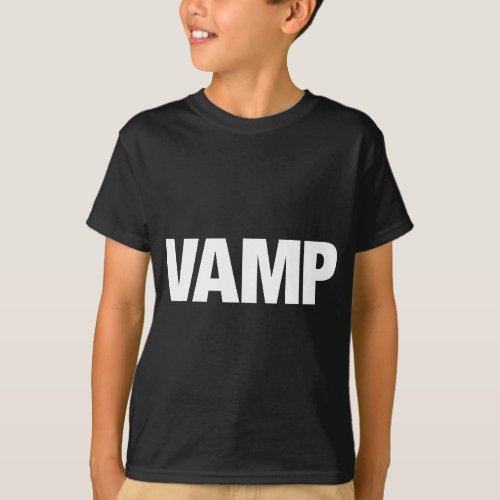VAMP Matching Halloween Couples Funny Costumes SEC T_Shirt