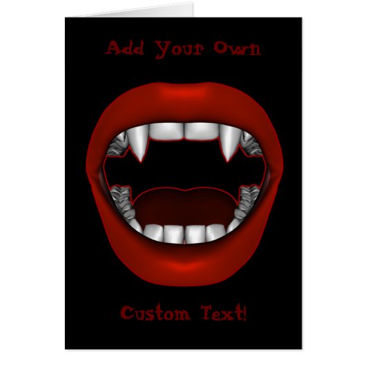 Vamp Mouth Card (Front)