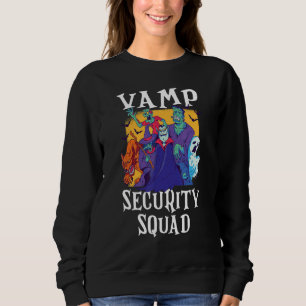 Vamp Security Squad Easy Halloween Costume Sweatshirt