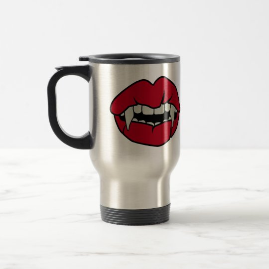 Vamp Teeth Travel Mug