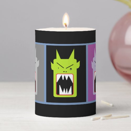 Vampie Halloween Candle
