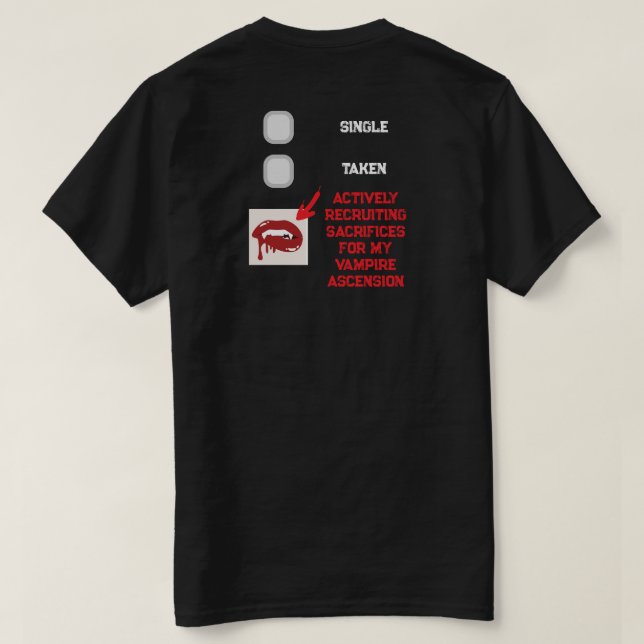 Vampire Ascension T-Shirt (Design Back)