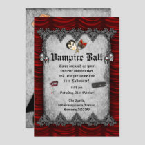 Vampire Ball Halloween Party Invitation