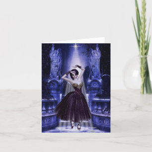 Vampire Ballerina. Holiday Card